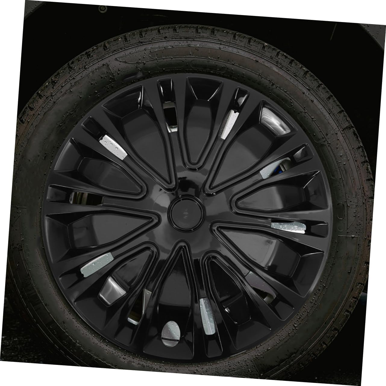 COMPUKAS Decorative for Cars Stylish Wheel Rim Covers to Vehicle Appearance Robust Wheel Easy Installation Aesthetic Upgrade image number 2