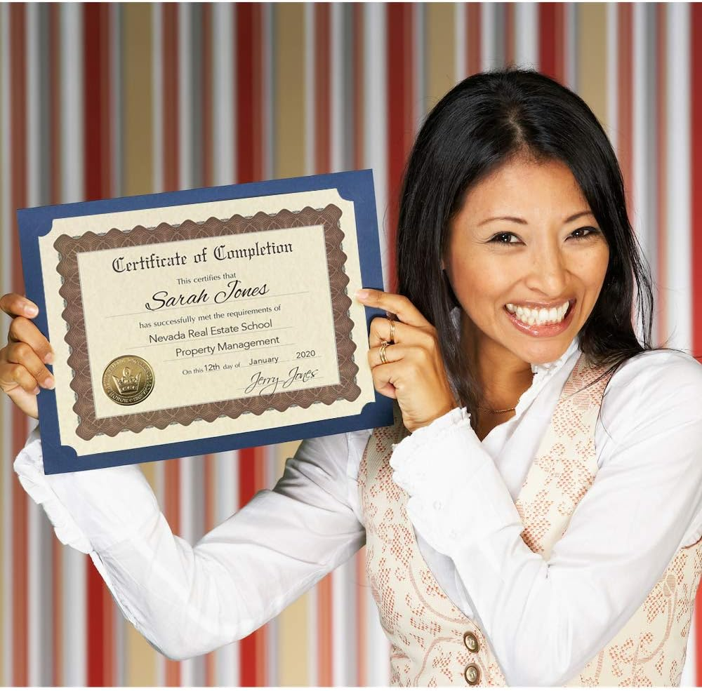 Great Papers! Certificate of Completion, Pre-Printed, Gold Foil, Embossed, 8.5" X 11", 6 Count (930400) (Pack of 2) image number 1