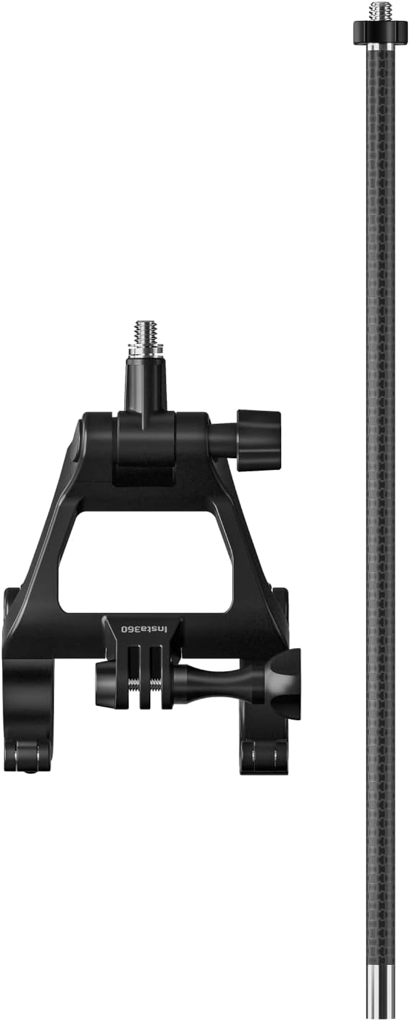 Insta360 854189 Third-Person/Invisible Bike Handlebar Mount for ONE X2, X3 & ONE R/Rs,Black image number 5