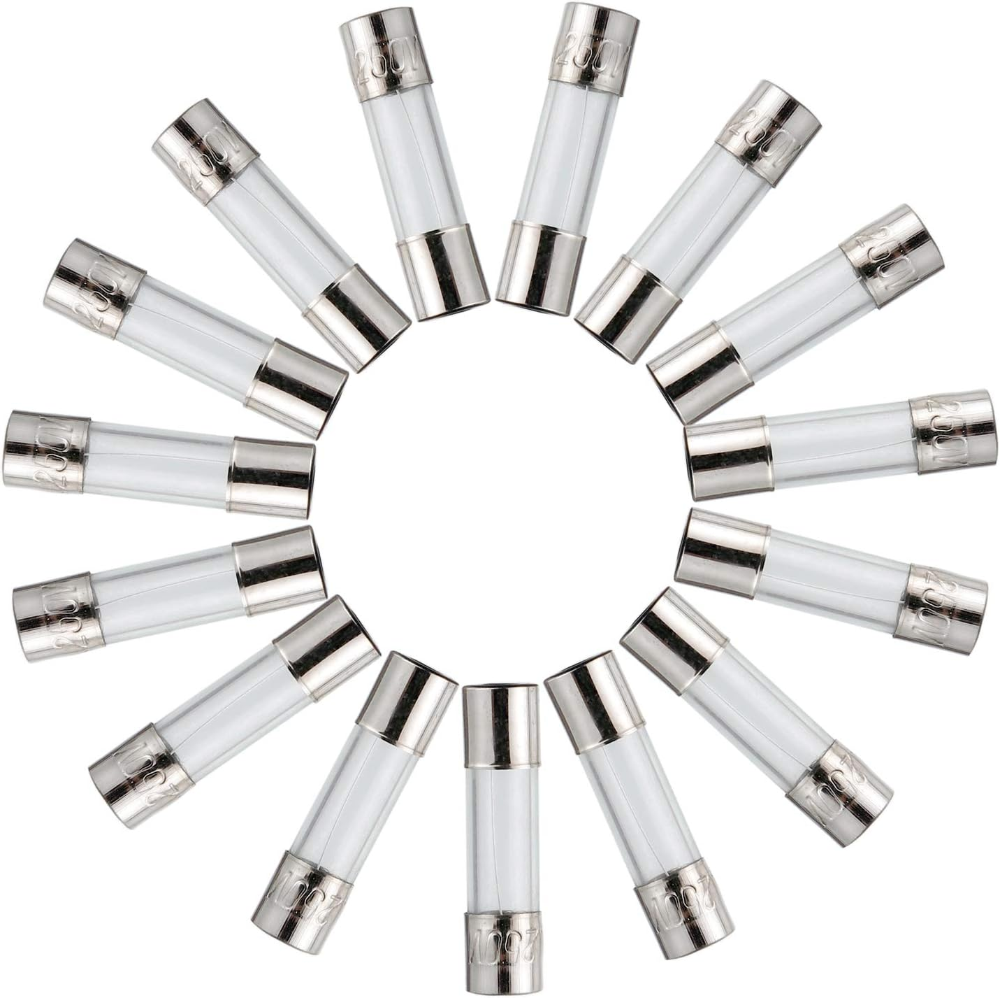 Bojack 6 X 30 Mm 2.5 a 250 V 0.24 X 1.18 Inch F2.5AL250V 2.5 Amp 250 Volt Fast-Blow Glass Fuses (Pack of 18) image number 3