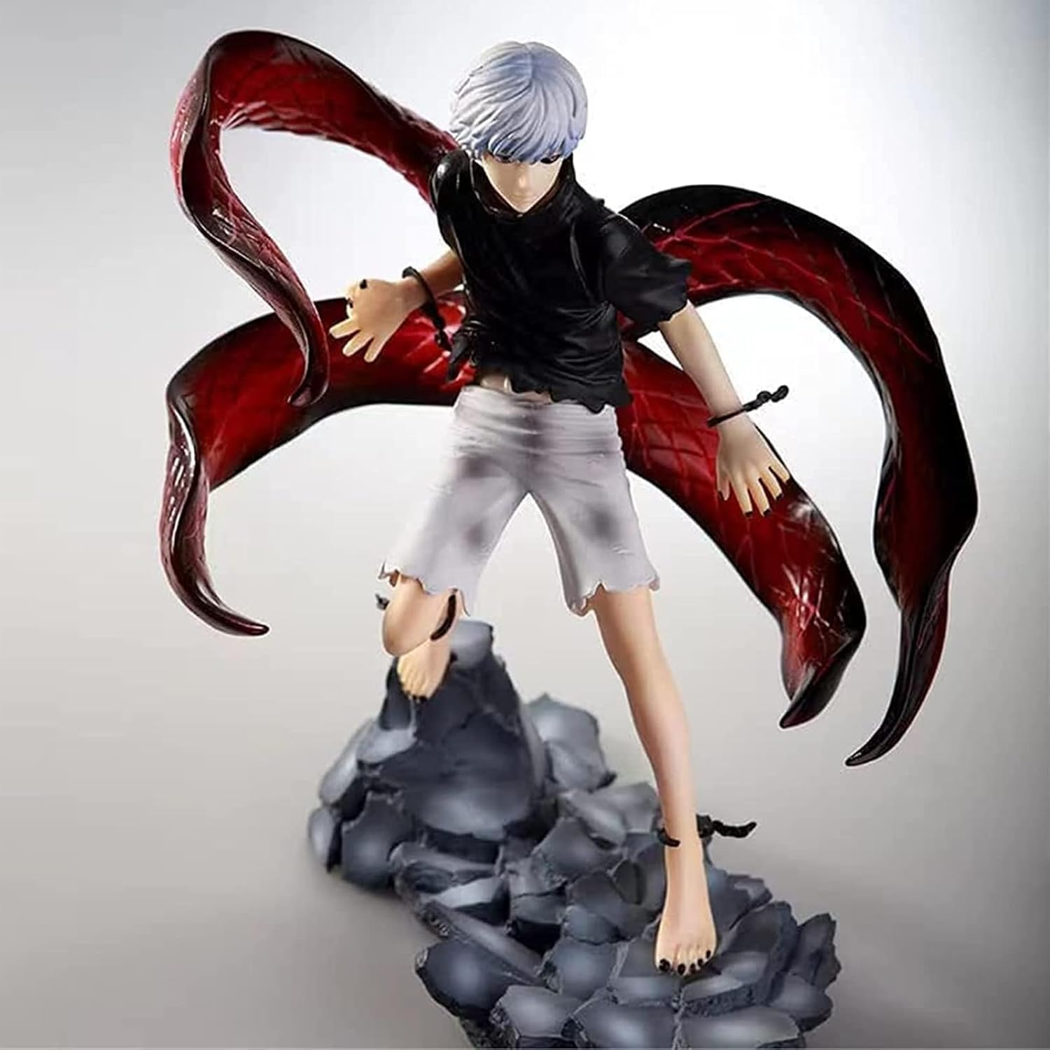 Anime Tokyo Ghoul Action Figure Awakened Ver Toy Doll Statue 3D Model - Hight 23Cm Anime Fans Lovers Desktop Decoration Gift image number 4