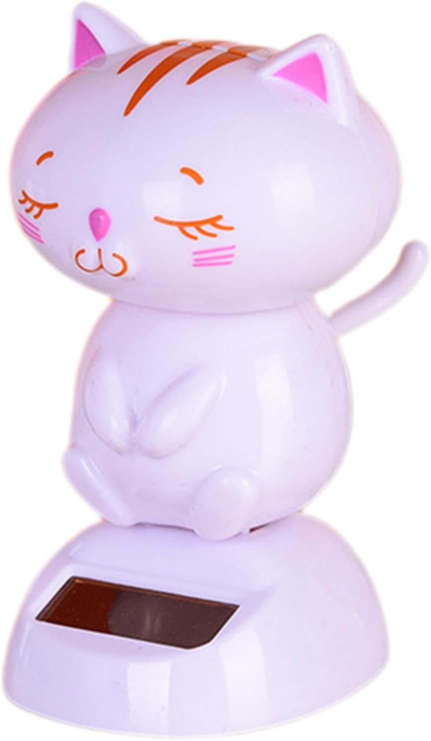 Solar Dancing Cat - Solar Powered Car Ornaments | Bobblehead for Car Dashboard | Car Dashboard Toys | Nodding Car Accessories | Solar Powered Dancing Toys for Vehicles Home Decoration