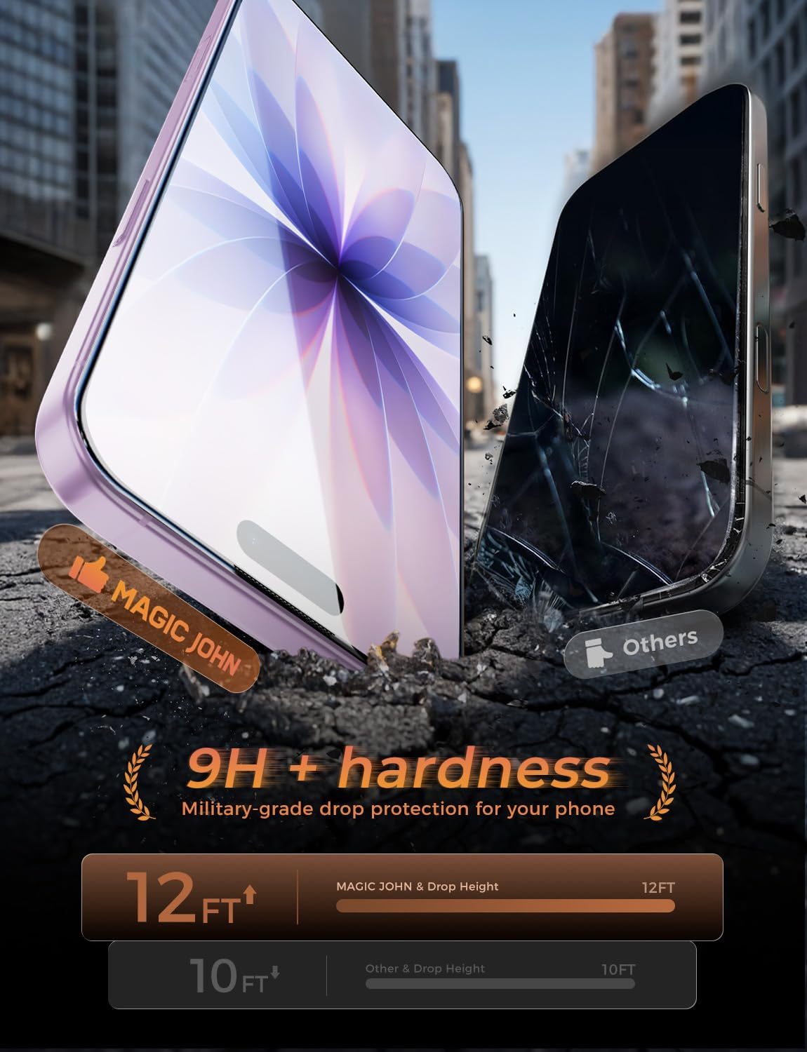 MAGIC JOHN 3Rd Gen Upgraded 2 Pack for Iphone 17 Screen Protector 6.3 Inch, HD Clear, (No Pro) Shatterproof Tempered Film, Auto Dust-Elimination, Bubble Free, Easy Installation image number 1