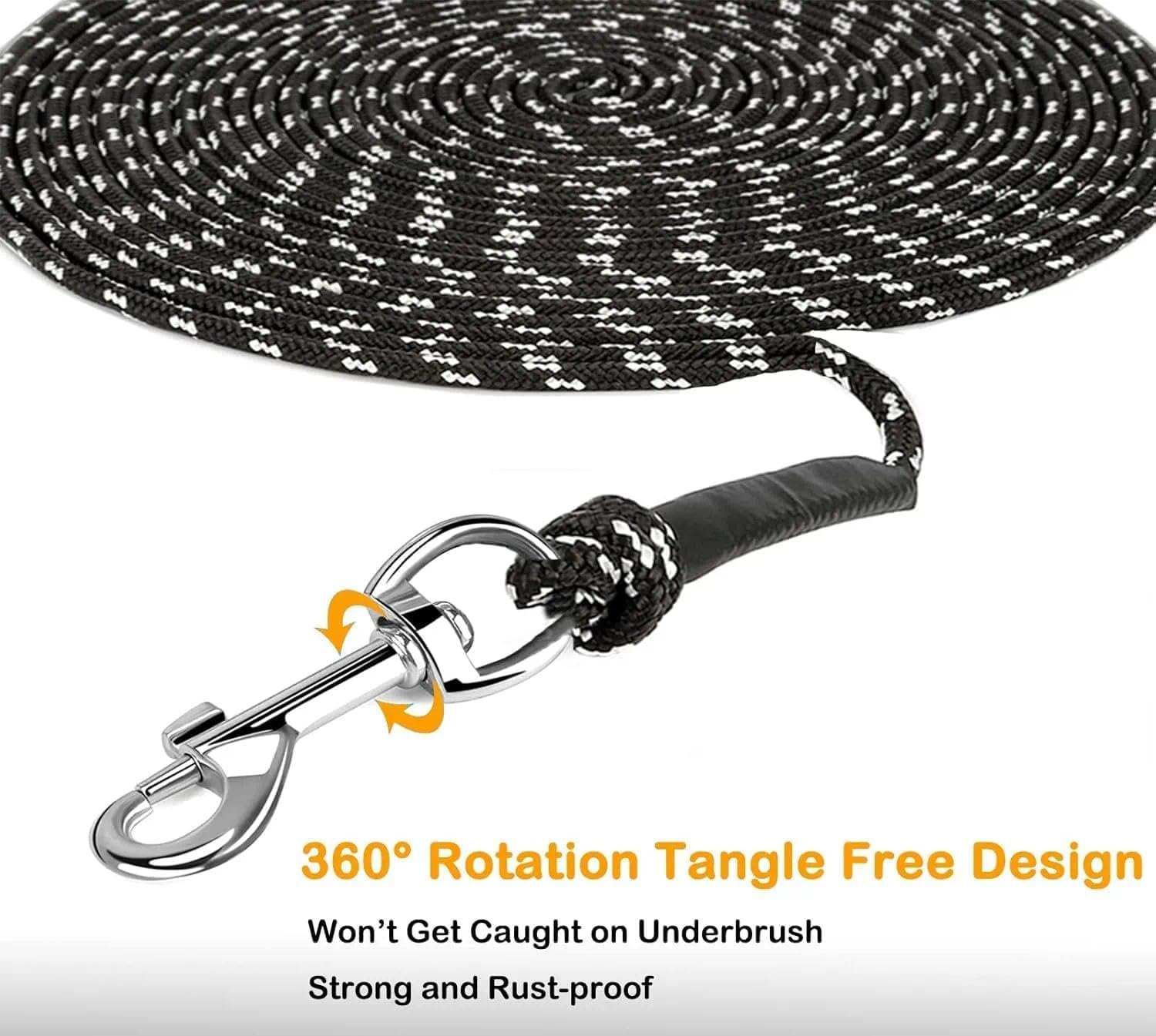 Unron Extra Long Cat Leash, 15FT/4.5M Lightweight Outdoor Cat Leash for Cats, Rabbits, Kittens, and Small Pets, Ideal for Yard Use