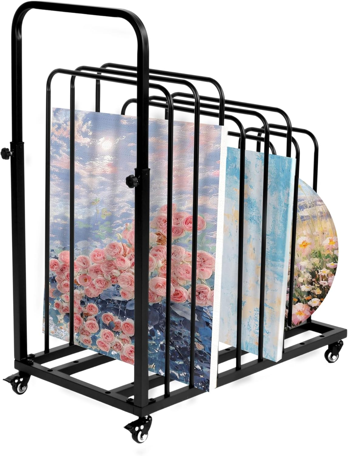 Mosegor Armrest Easel Art Drying Painting Rack Art Storage Easel Display Stands，Suitable for Drying Canvas Boards, Painting Boards, Crafts, （Black） image number 6