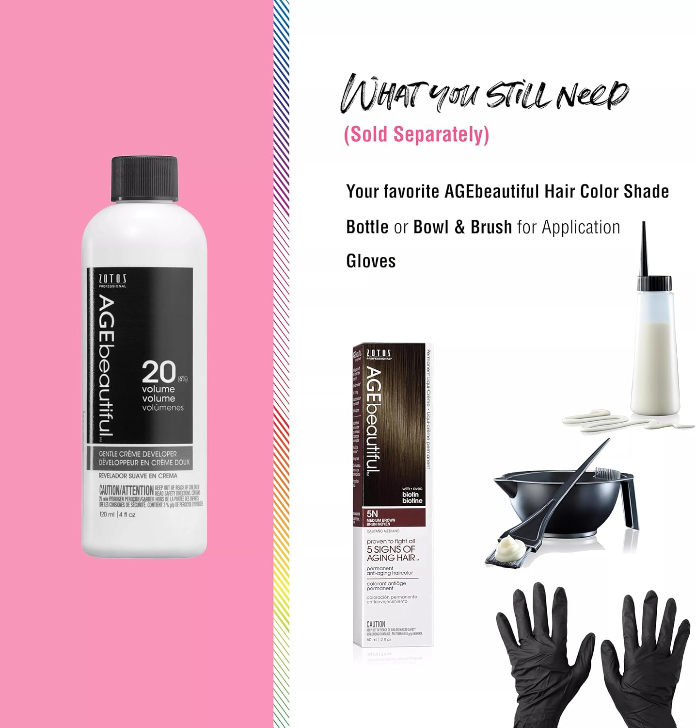 (120Ml) - AGE Beautiful 20V Creme Developer 120Ml image number 1