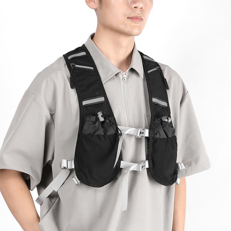 Running Water Vest , Backpack with 2L Bladder Hydration Bag for Men Women image number 2