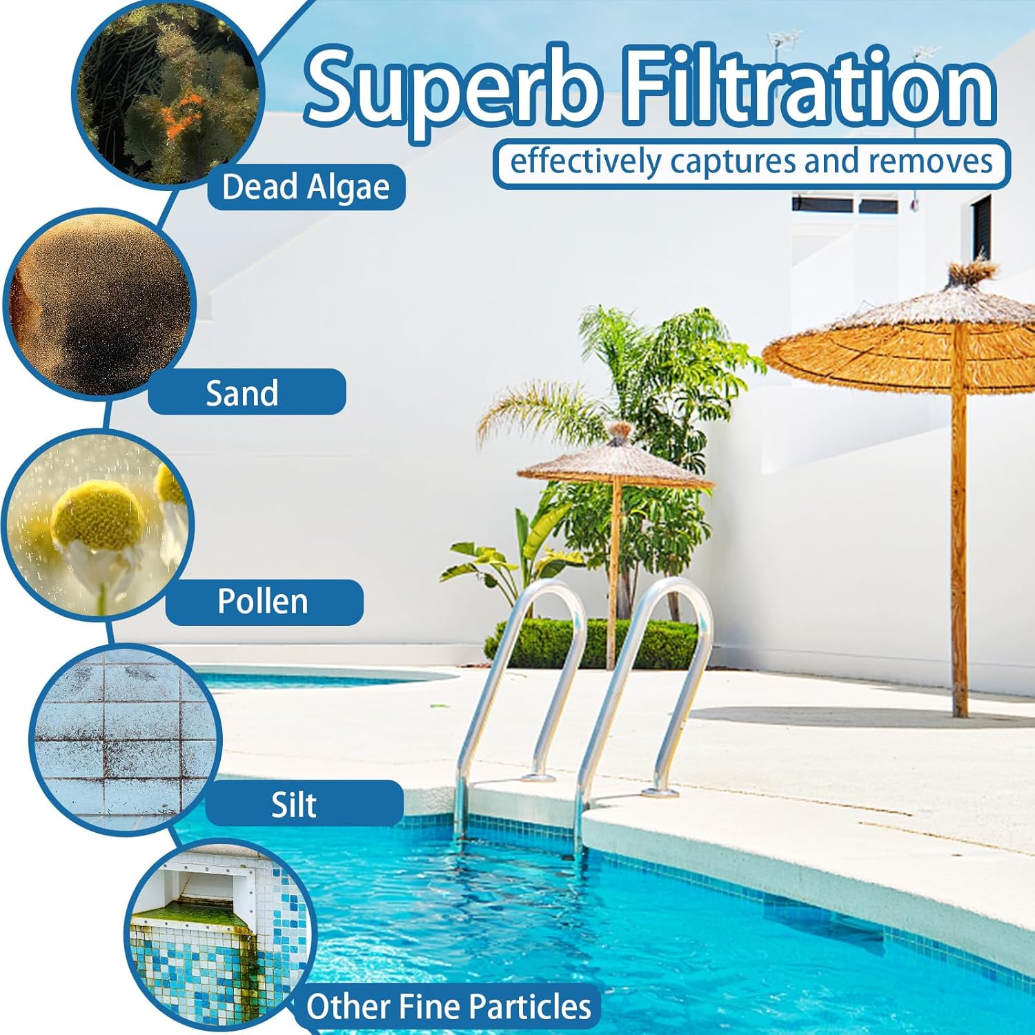 Ultra-Fine Filter Panels Compatible with Dolphin Robotic Pool Cleaners,Replace Part#9991467-R4,Pleated Cartridge Filter Replacement for Dolphin S200,Proteus Dx4,Active 20,Active 30,S300I,M600 image number 3