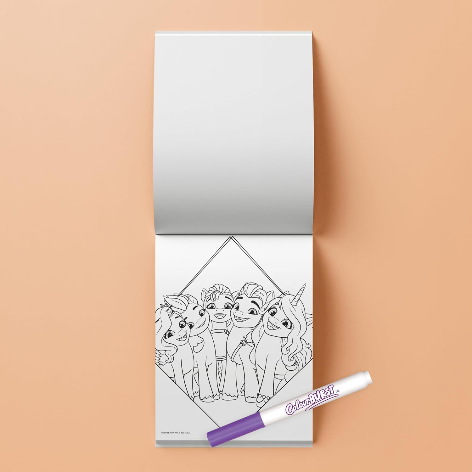 Inkredibles Activity Kit My Little Pony - 56 Pages of Colouring Fun with Magic Ink, Colour Burst, Stickers, and Mess-Free Technology image number 4