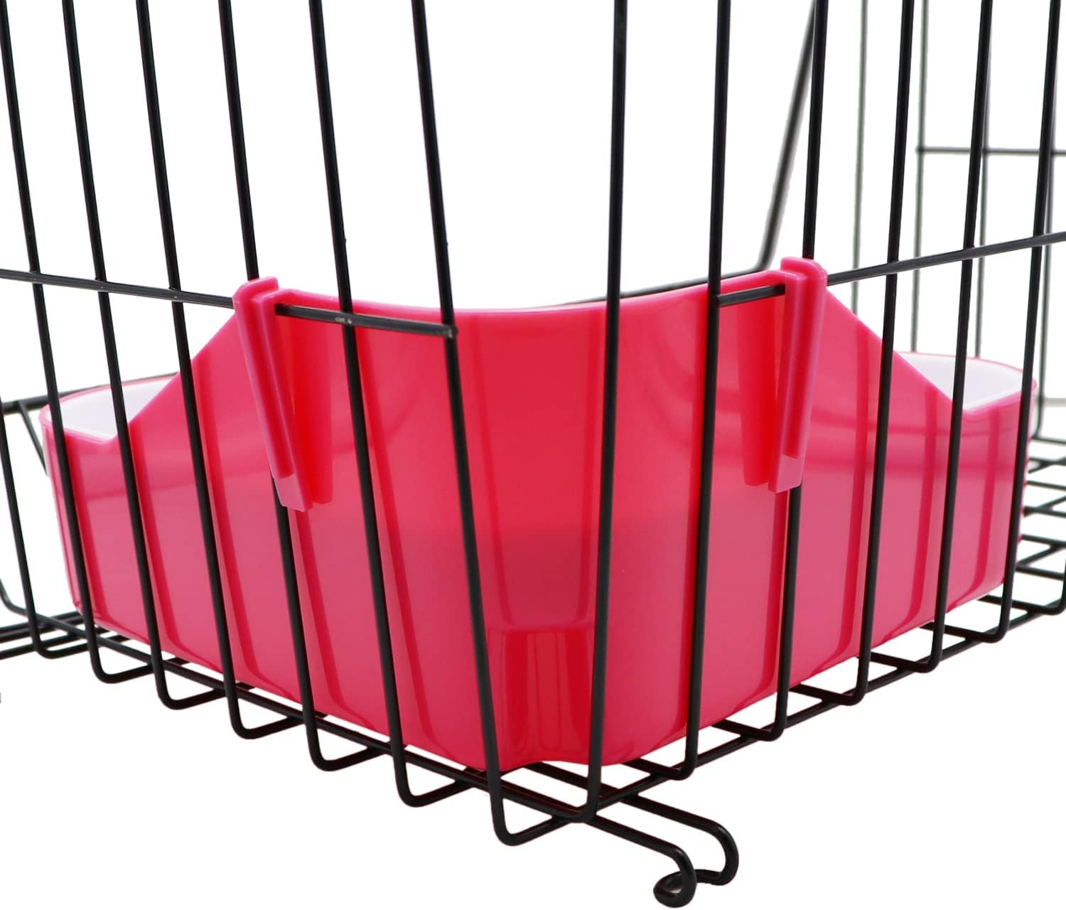 Litewoo Rabbit Litter Box Toilet Bunny Corner Litter Pan Pet Toilet Potty for Guinea Pigs Hamster Chinchilla Ferret Rabbit Small Animal (Pink) - Blue image number 3