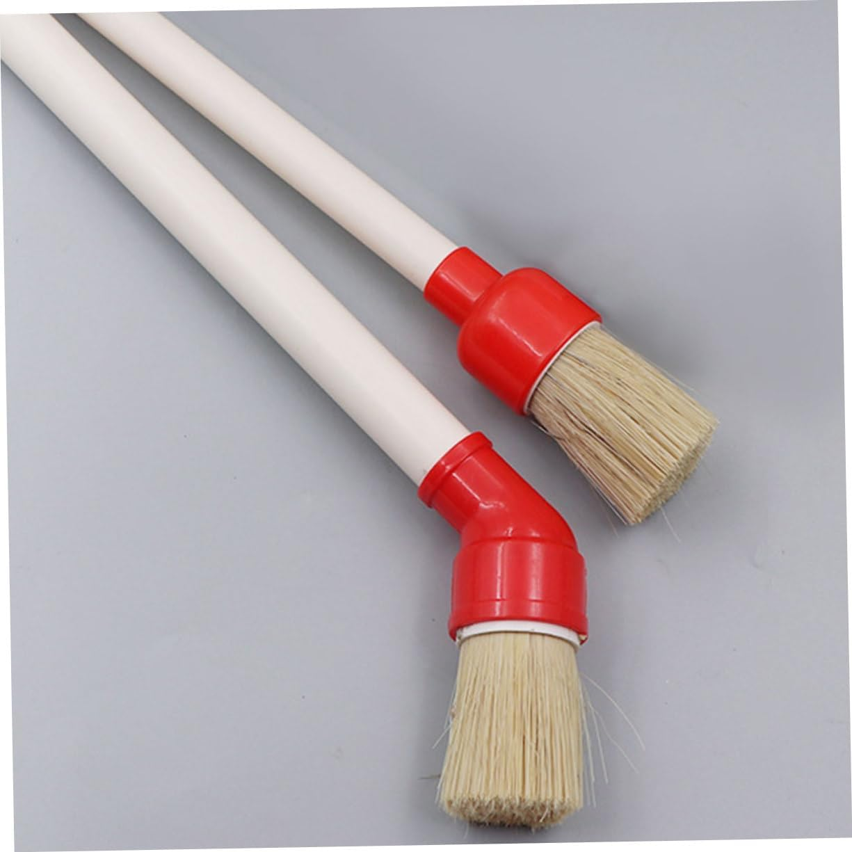 MUSISALY 2Pcs Car Tire Grease Brushes with Soft Bristles Automotive Wheel Cleaning Brush for Vehicle Tire Maintenance and Detailing Versatile Scrubbing Tool for All Tyres image number 3