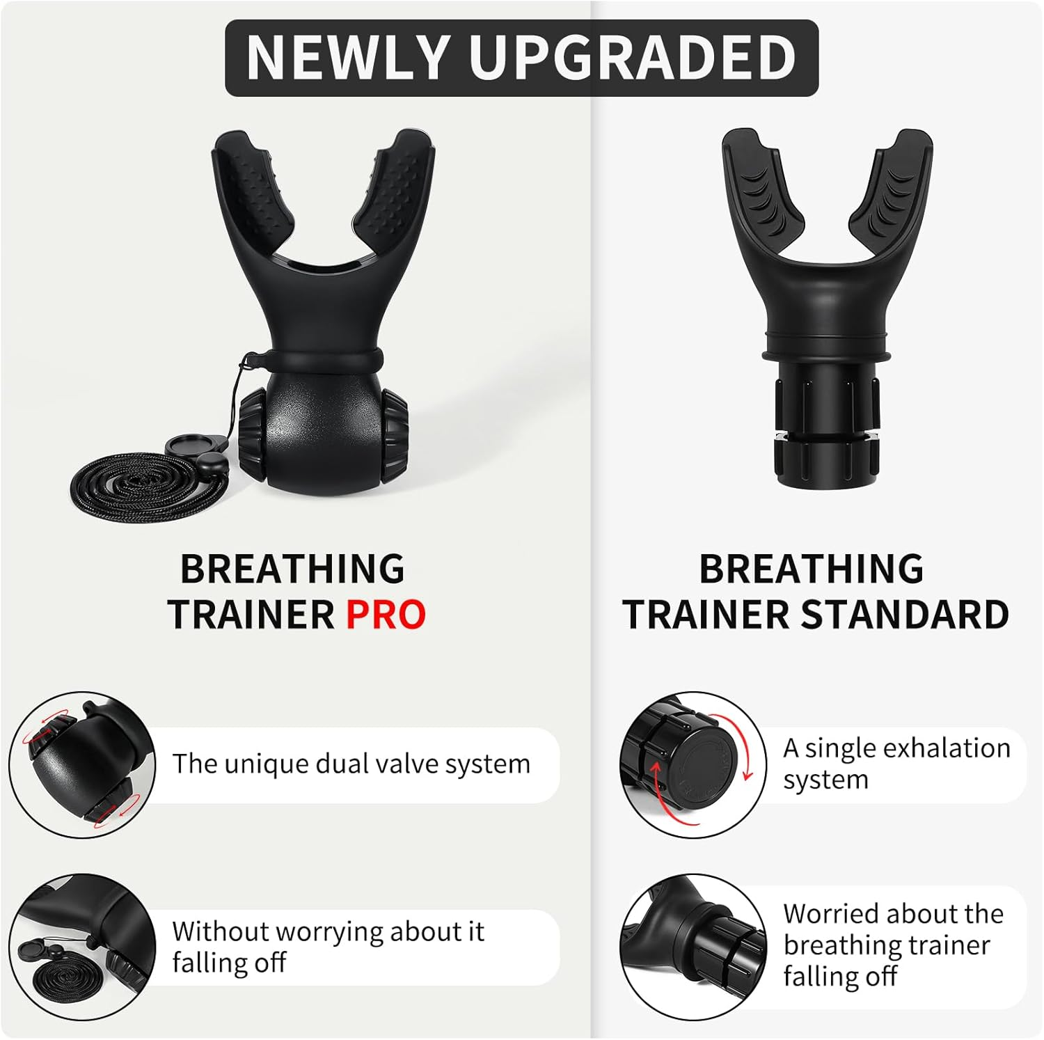 Breathing Trainer for Portable Lung Trainer, Breathing Resistance Trainer for Daily Fitness Training, Breathing Trainer for Lungs Different Fitness Needs & Easy to Clean. image number 1