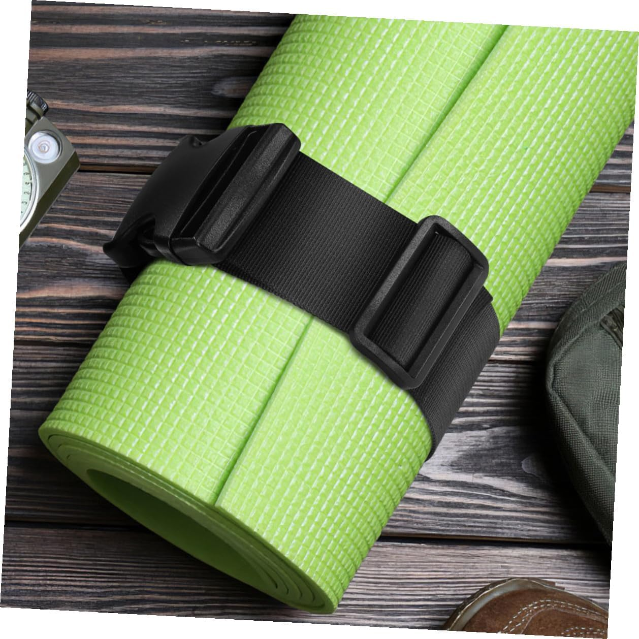 Hohopeti 2Pcs Adjustable Luggage Straps High-Strength Buckle Travel Belt for Suitcases Backpacks Outdoor Packing Security Gear image number 3