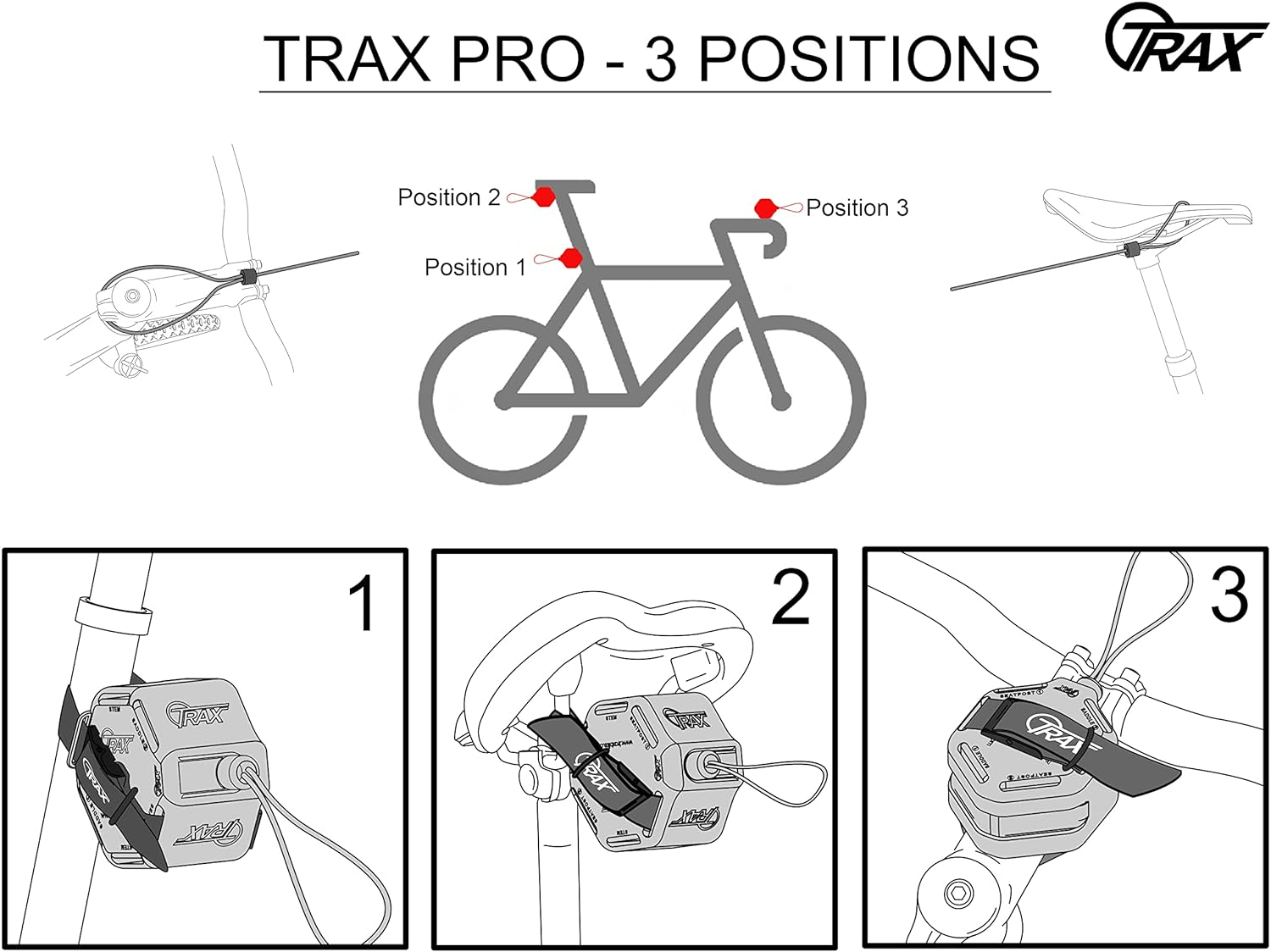 Trax Pro Unisex Adult Towing System, Black, One Size image number 1