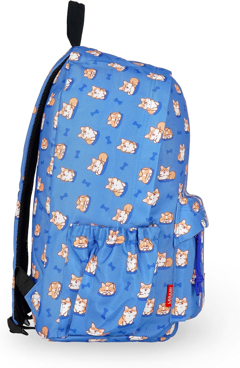 LEGAMI - My Backpack, Lined and Padded School Bag, School Backpack with Zip, Laptop and Tablet Bag Inside, Travel Backpack 32L, 35 X 45 X 20 Cm, Blue, One Size, CORGI image number 1