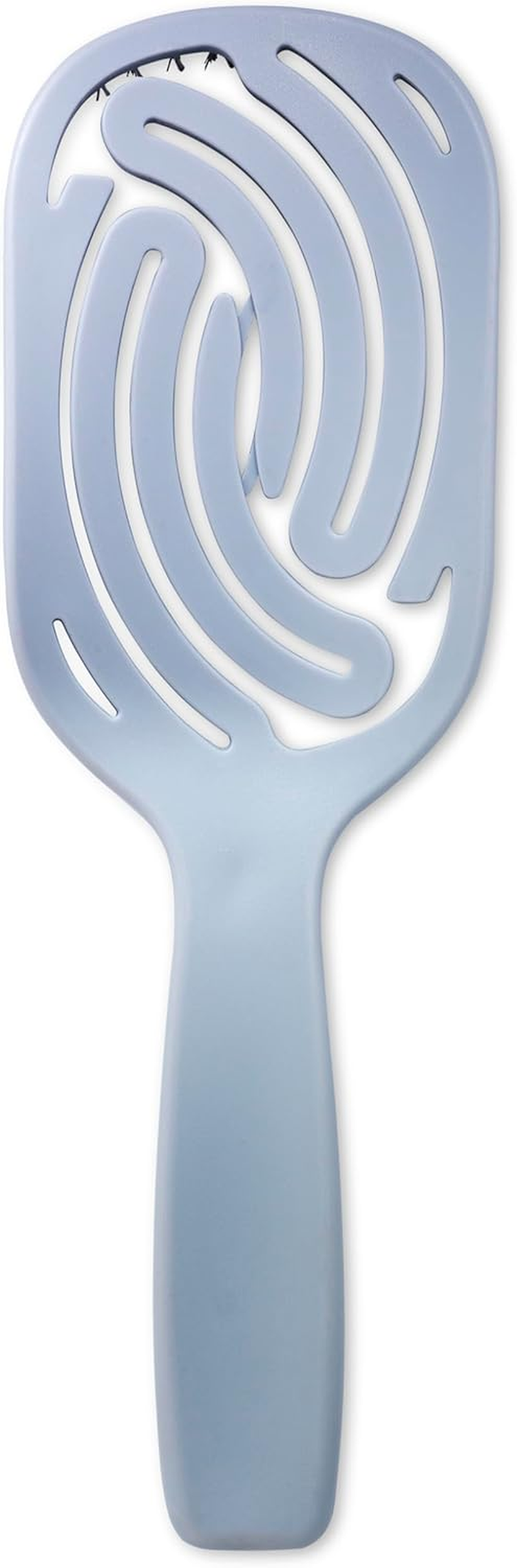 All round Eco, Paddle Vented Smoothing Multi Tufted Hair Brush, 100% Recycled Plastic, Blue