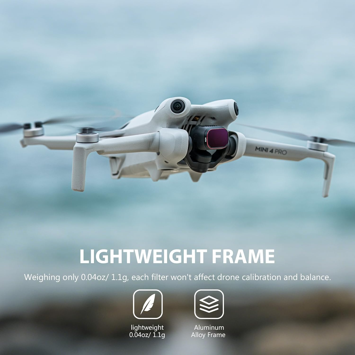 STARTRC PHOTO Mini 4 Pro Filter Set for Mini 4 Pro Accessories, 6 Pack UV CPL ND8 ND16 ND32 ND64 Filter, Neutral Density Filter and Circular Polarising Filter image number 2