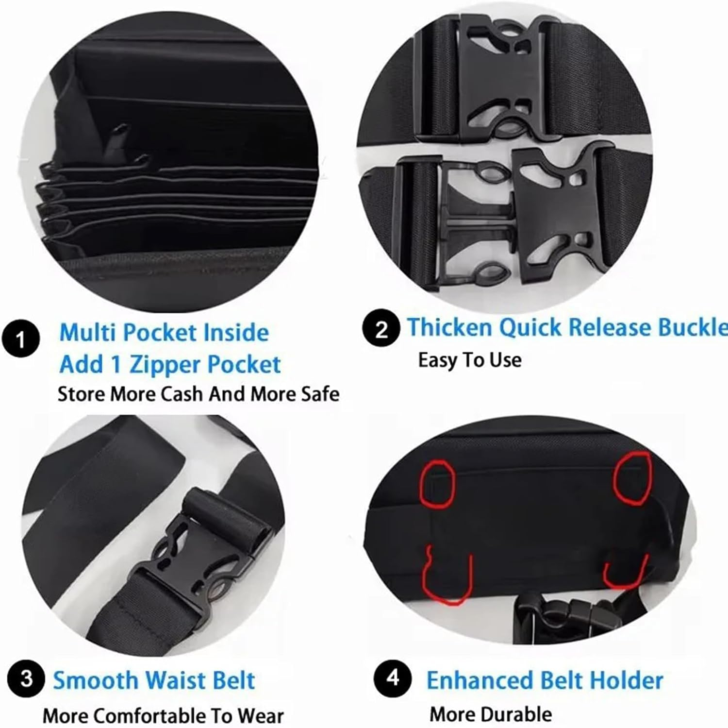 Wallet Bag - Coin Sorters Organizer Storage Bag, Heavy Duty Multipurpose Organizer Handbag | Luggage & Travel Perogar with Multiple Compartments for Servers S image number 1