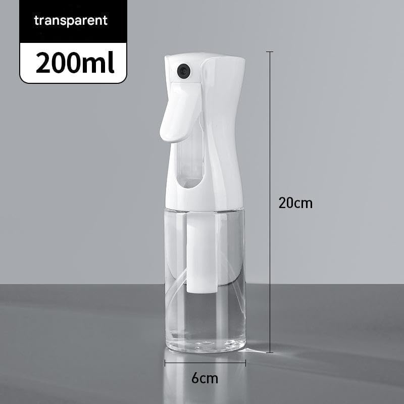 Continuous Spray Bottle &ndash; Ultra-Fine Mist Sprayer for Hair, Cleaning & Skincare | 1PCS 200Ml/6.76Oz Refillable Water Mister For, Salon, Plant Care, Pet Grooming (White, 20 * 6CM) image number 4