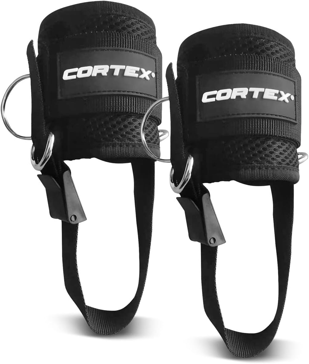 CORTEX Premium Ankle Strap Cuff Cable Pulley Attachment Pair image number 2