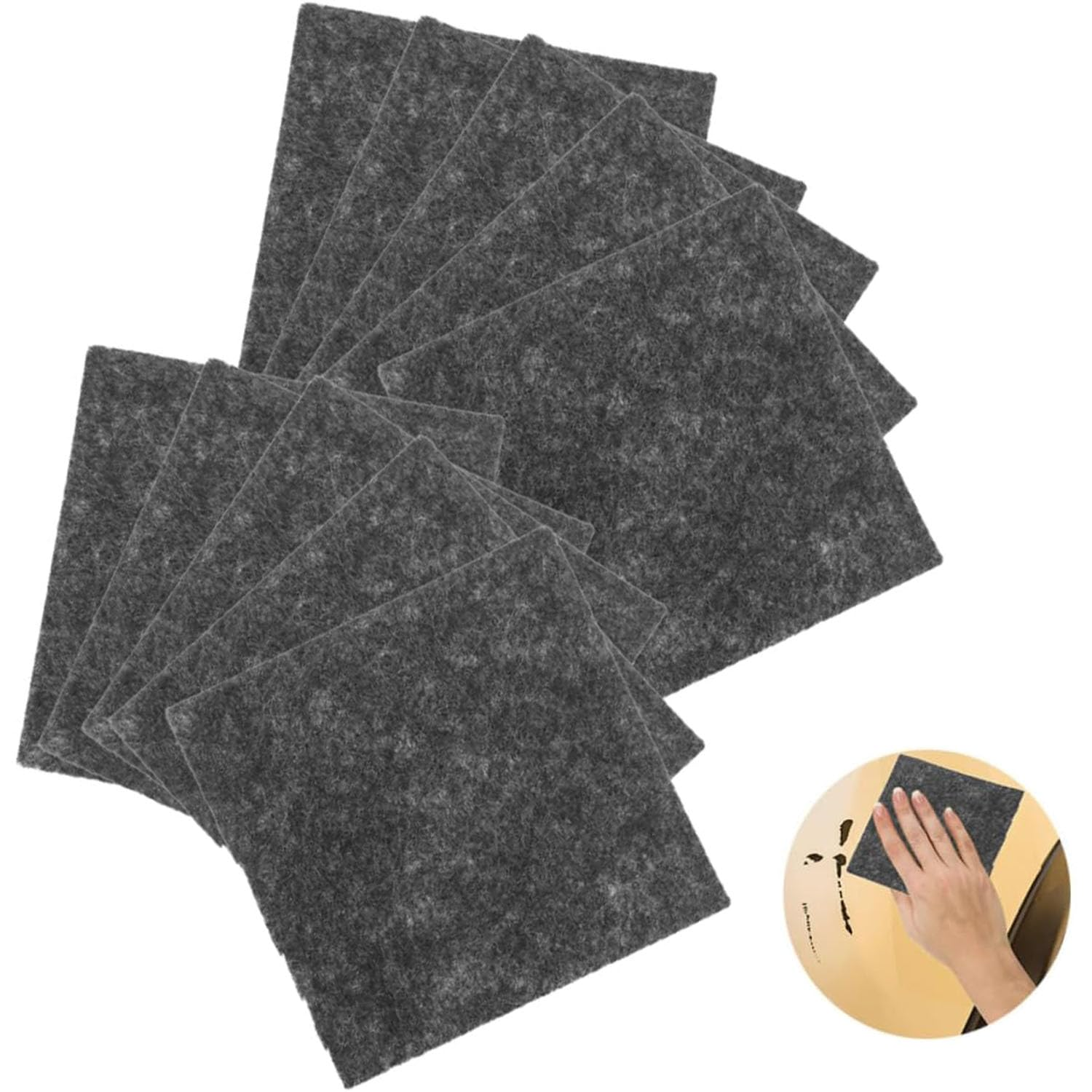 Nano Sparkle Cloth Car Scratches,10Pcs Nano Sparkle Cloth for Vehicle Scratch Removal Car Paint Restorer Durable and Practical Auto Scratch Remover Safe Material for Spot Repair image number 3