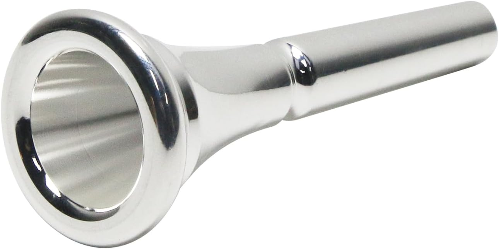 Geesatis Silver Plated Standard Horn Mouthpiece Deep Cup Mouth Horn Mouthpiece