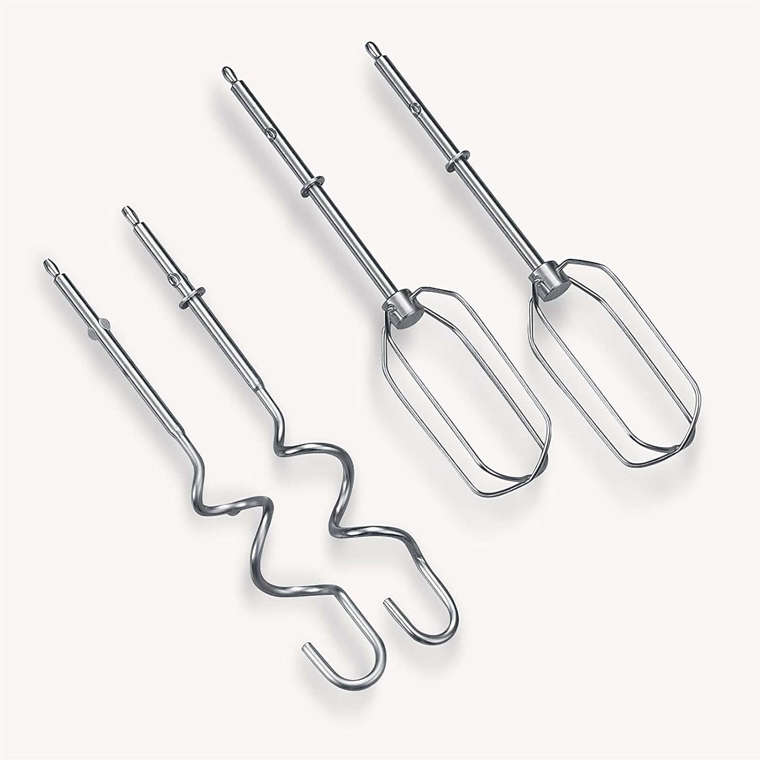 SEVERIN HM 3820 Hand Mixer, 5 Speed Levels, Turbo, Stainless Steel Whisks & Dough Hooks, White image number 3