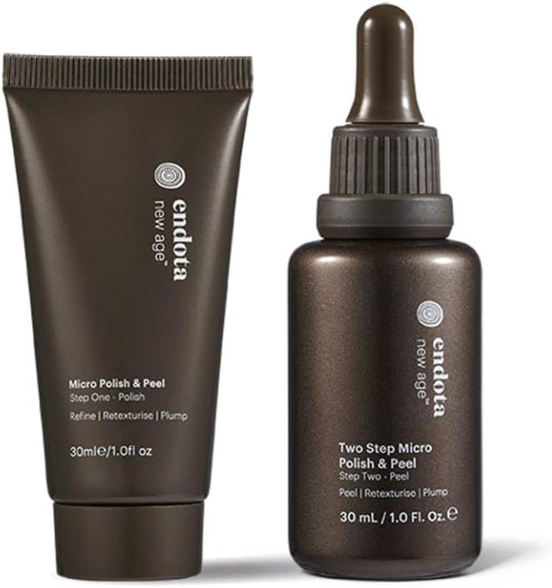 Endota New Age Two Step Micro Polish and Peel 2 Pack X 30 Ml, the At-Home Microdermabrasion and Peel Treatment to Rejuvenate Ageing Skin. image number 2