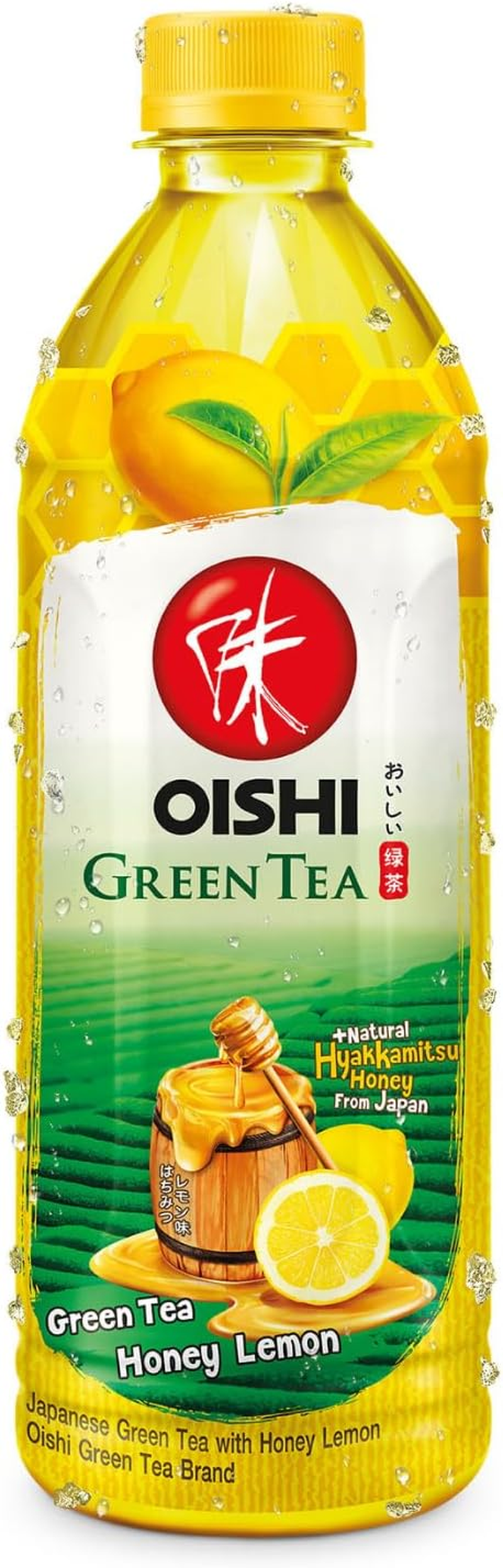 Oishi Green Tea W/Honey Lemon 500Ml image number 1