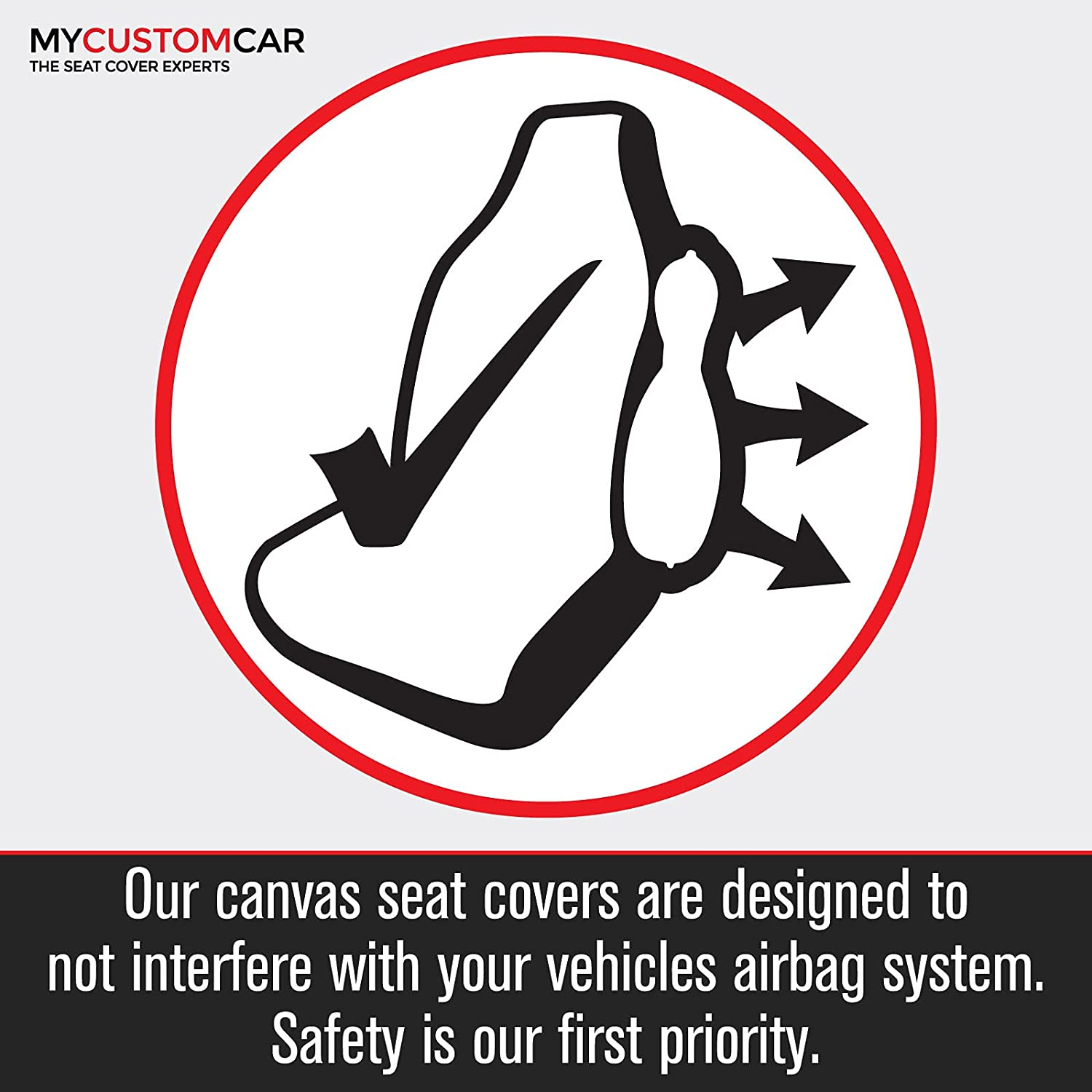 For Nissan Navara D40 ST Dual Cab 2011-2015 TRADIES Front Grey Canvas Seat Covers