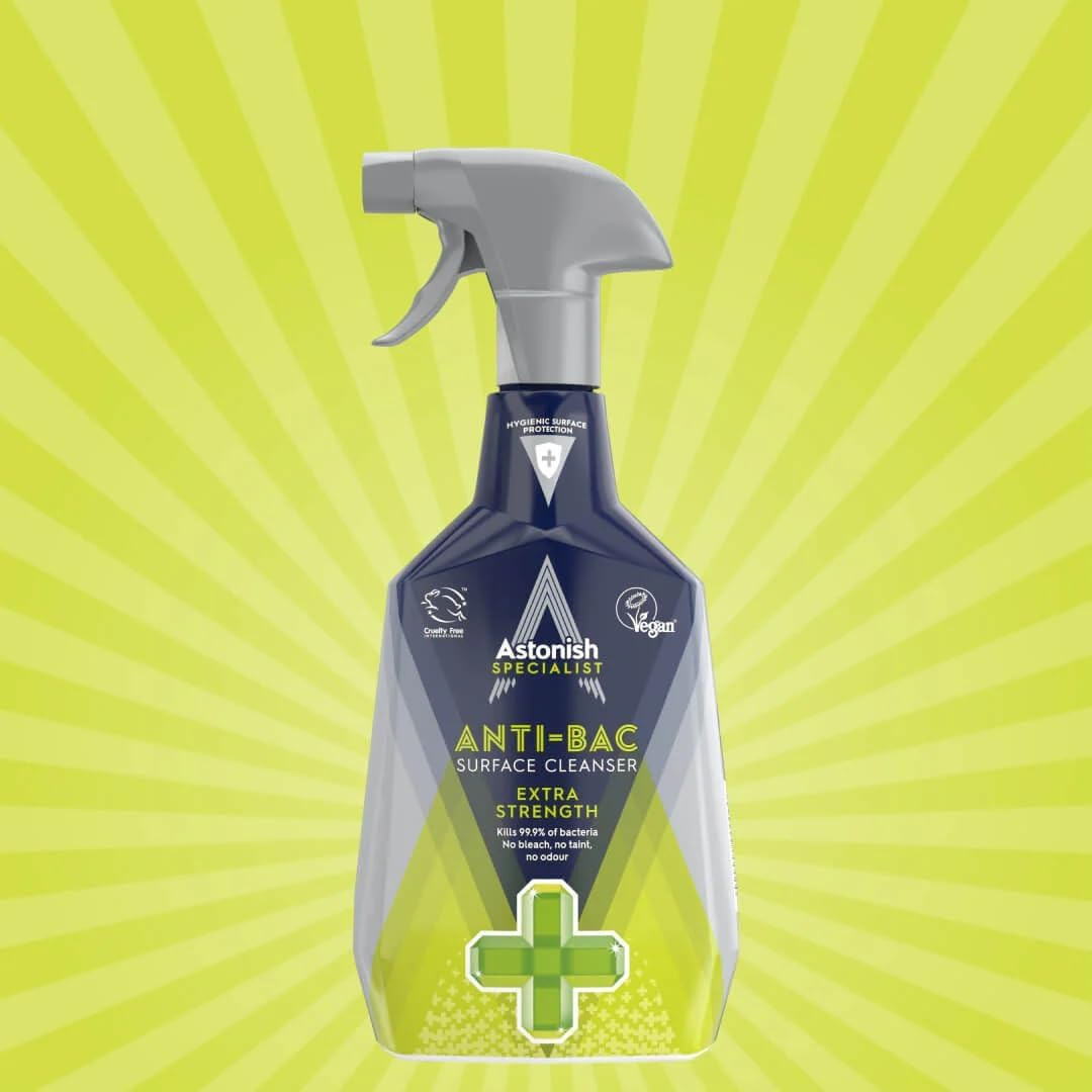 Astonish Antibacterial Surface Cleaner (750Ml) - Spray and Wipe Antibacterial Cleaner - Extra Strength Antibacterial Spray image number 1