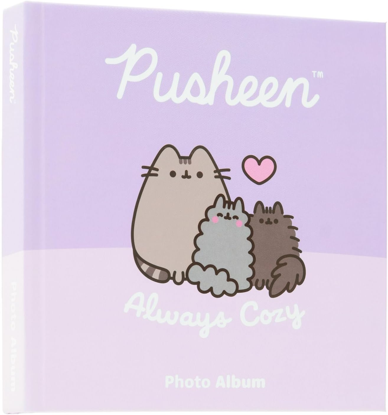 Grupo Erik Photo Album Self Adhesive - Pusheen Cat | Polaroid Photo Album 6.3 X 6.3 Inches - 16 X 16 Cm, 11 Double Sided Pages, Hardcover Instax Photo Album | Pusheen Gifts for Cat Lovers
