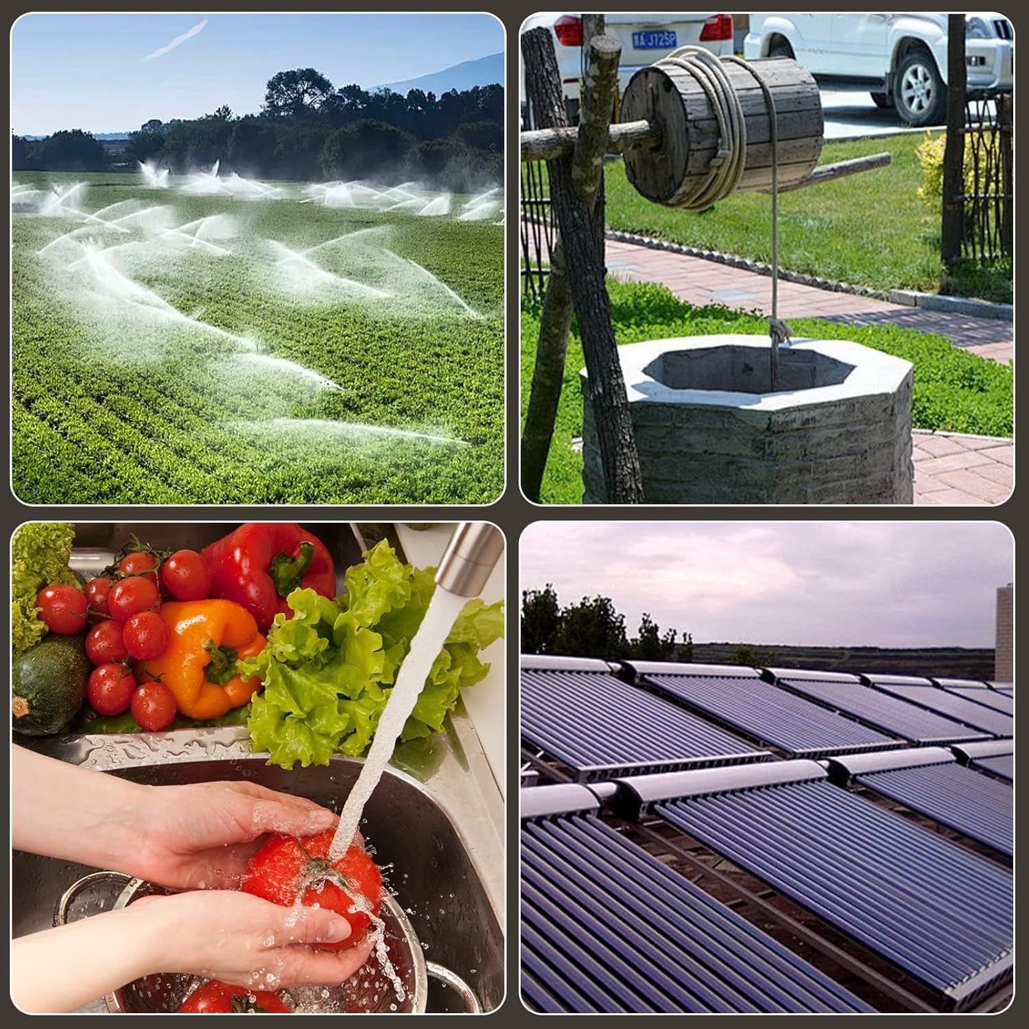 Advwin Water Pump, 2100W Automatic High Pressure Pumps Controller Multi Stage, 2HP Booster Pumps Irrigation image number 6