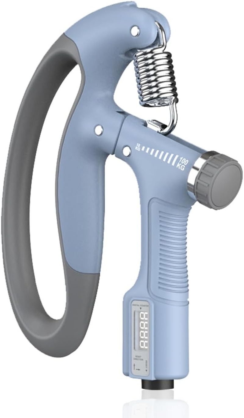 Grip Strengthener Hand-Muscle Developer Adjustable 10-100Kg Power Gripper Trainer Exerciser Non Slip