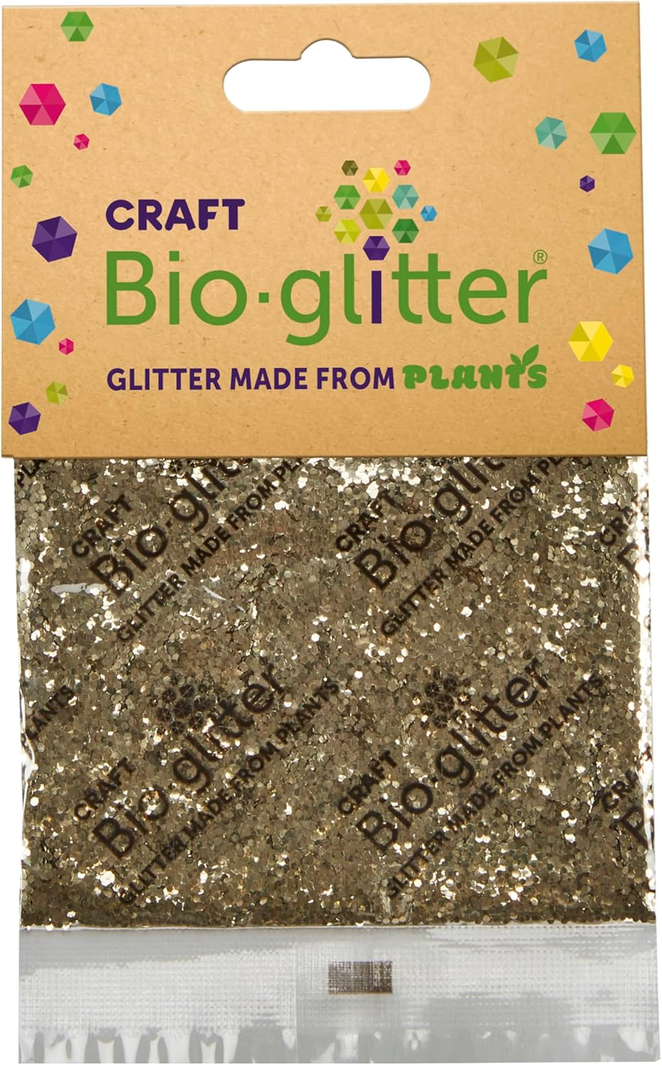 Craft Biodegradable Glitter, Chunky Glitter, Arts and Crafts for Kids, Card Making, Decorations, Craft Glitter for Candle Making, Eco-Friendly, Cruelty Free - Silver - 20G