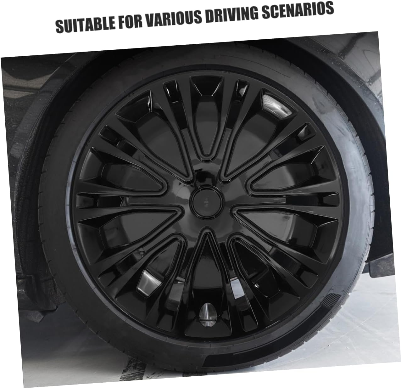 ASAKKURA Wheel Decorative Rim Cover for Cars Easy Installation Distinctive Design for Enhanced Vehicle Appearance image number 1