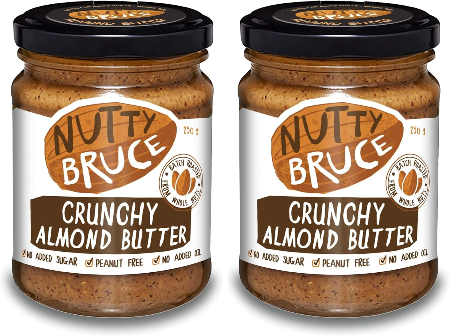 Nutty Bruce Crunchy Almond Butter Spread - 250G image number 2