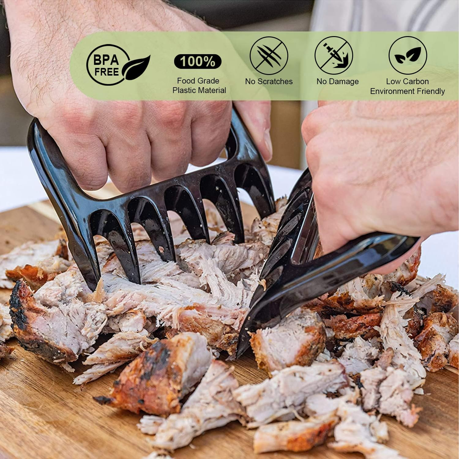 SURDOCA Dad Husband Men Stocking Stuffers - Unique Chicken Shredder Claws Cooking Gadgets Kitchen Meat Tool Gifts for Adults, Grill Smoker Accessories BBQ Gifts for Him Cool Useful White Elephant Gift image number 5