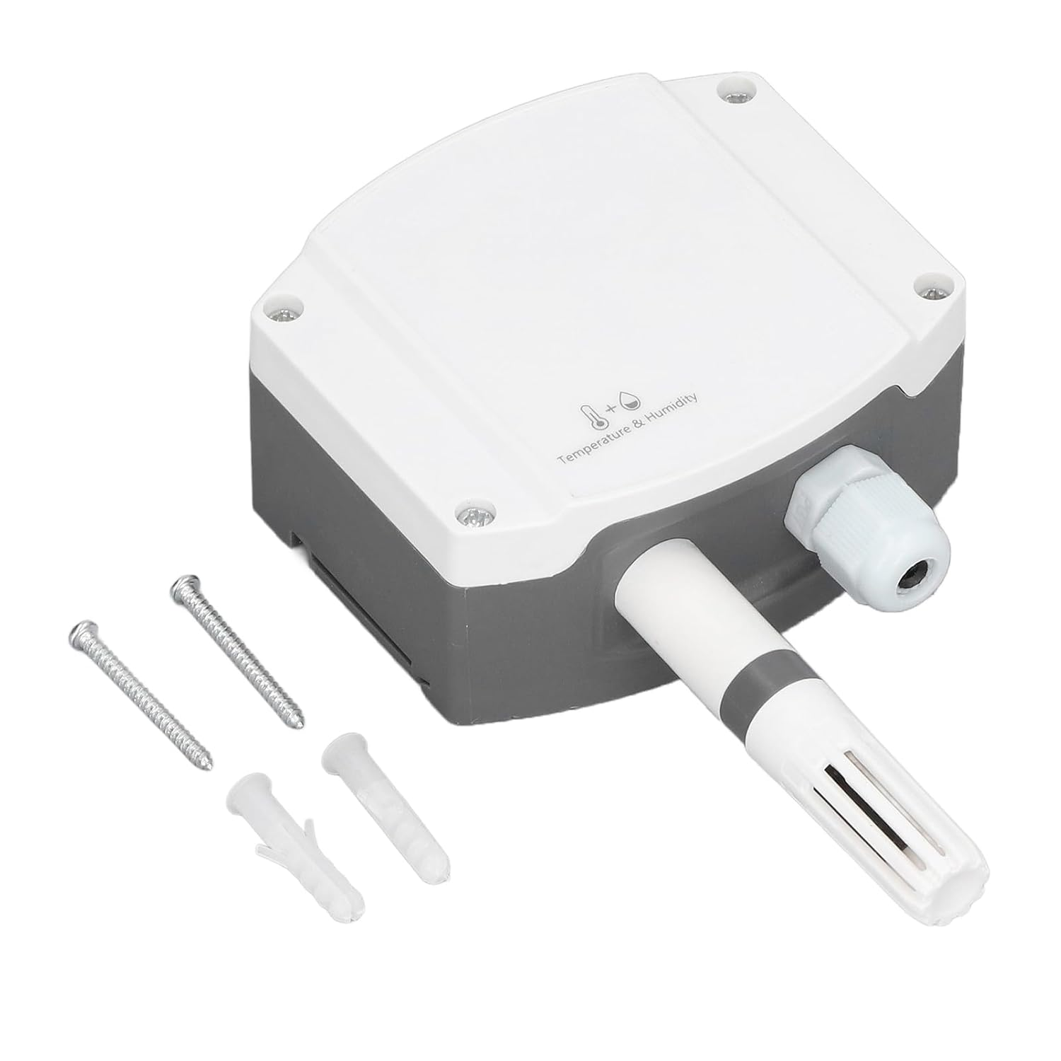 High Accuracy Temperature Humidity Sensor Transmitter, Wall Mounted 4-20Ma Analog Output ABS Material image number 6