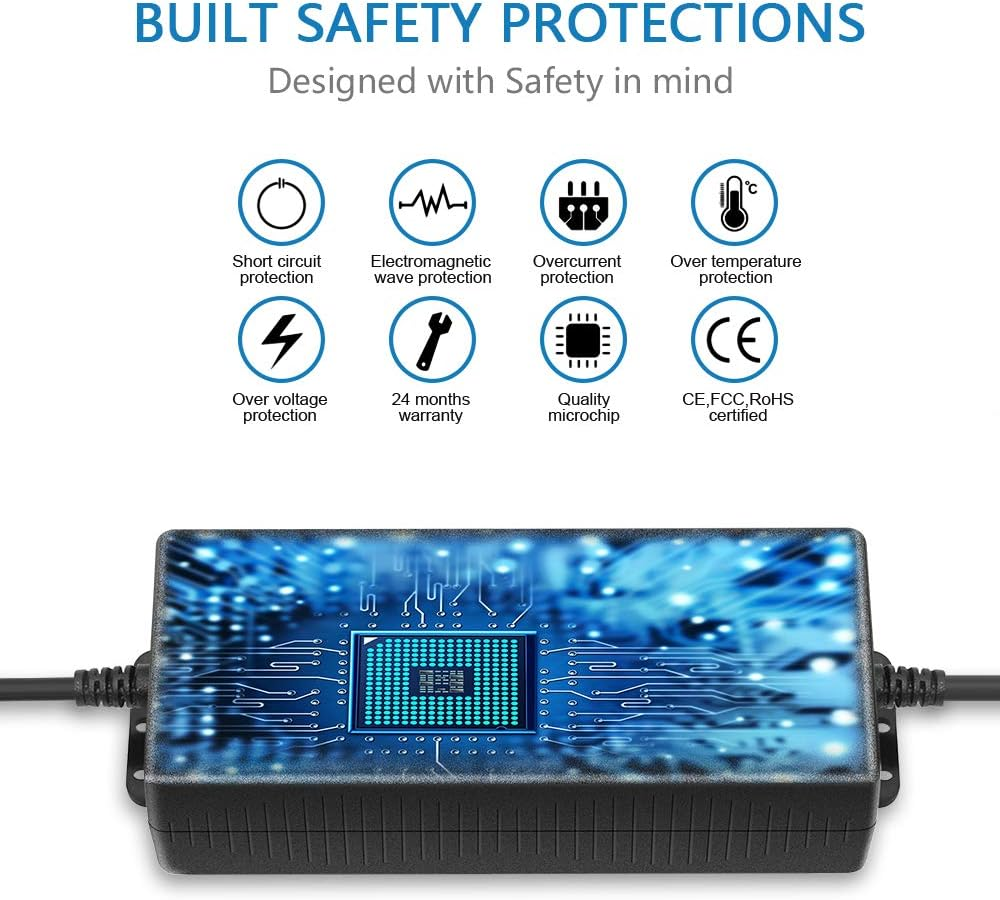 SHNITPWR 108W Universal Power Supply Adjustable DC 3.5V~36V 3A AC/DC Adapter 12V 24V 36V 5V 6V 9V 14V AC Adapter Multi-Voltage 100V~240V AC to DC Variable Power Converter DC Power Adapter with 14 Tips