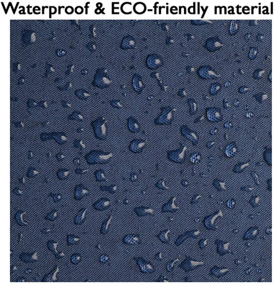 Insulated Neoprene Lunch Bag Gourmet Tote Cooler Warm Pouch for School Work Office (Blue) image number 6