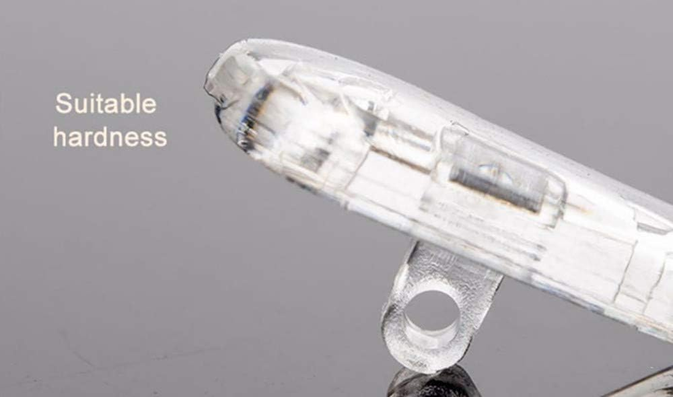 Eyeglasses Nose Pads,Behline 5 Pairs Soft Silicone Glasses Nosepads Replacement for Tom Ford Eye Glasses & Sunglasses and Other Universal Eyewear,Screw-In Anti-Slip Clear Nose Piece image number 2