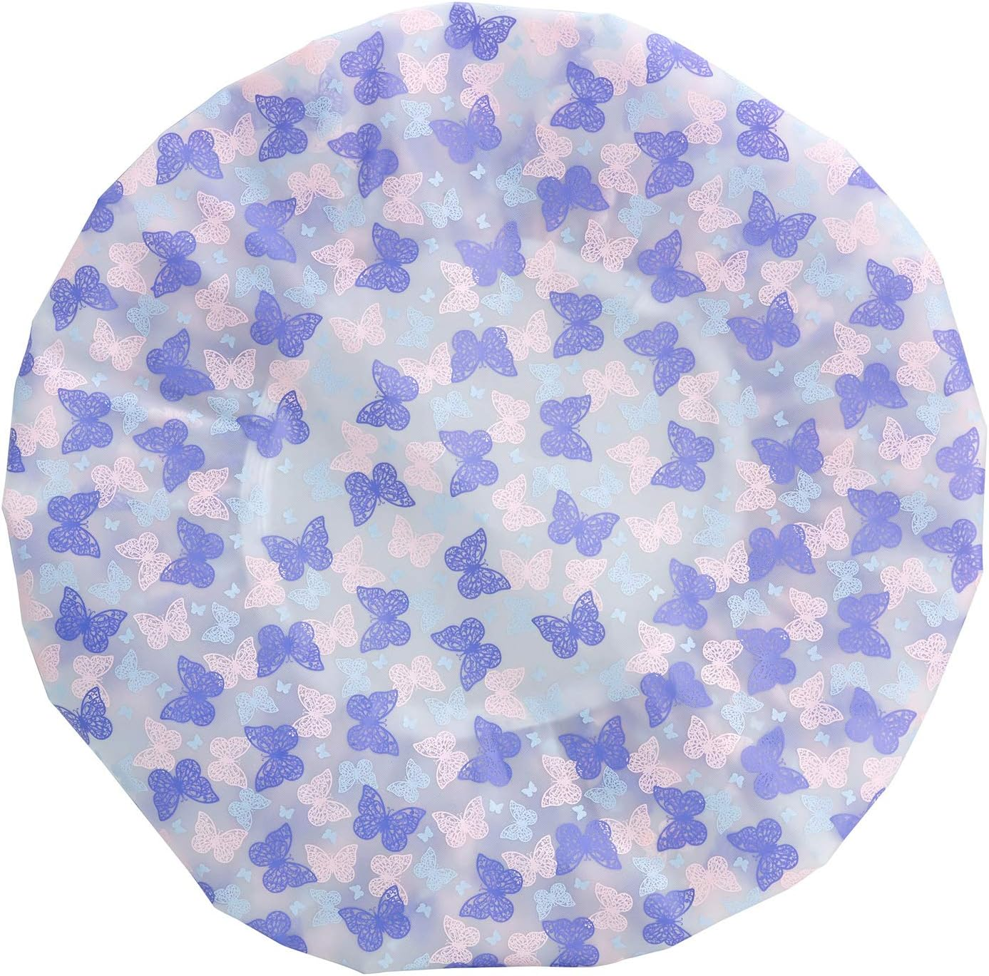 Bodylife Shower Caps 3 Pack Reusable Waterproof Bath Caps Elasticated Single Layer PEVA Shower Caps 27Cm image number 6