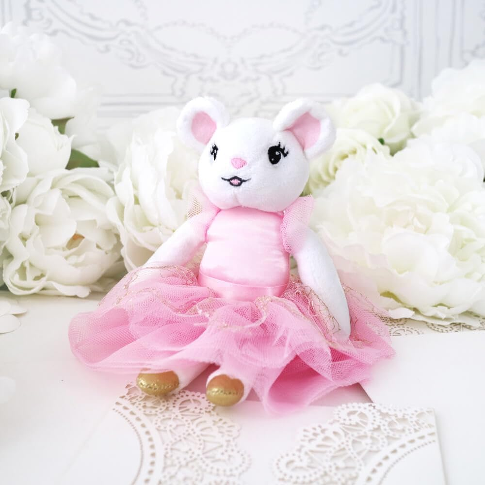 Claris, the Chicest Mouse in Paris Mini Plush Toy, Parfait Pink, 20 Cm image number 6