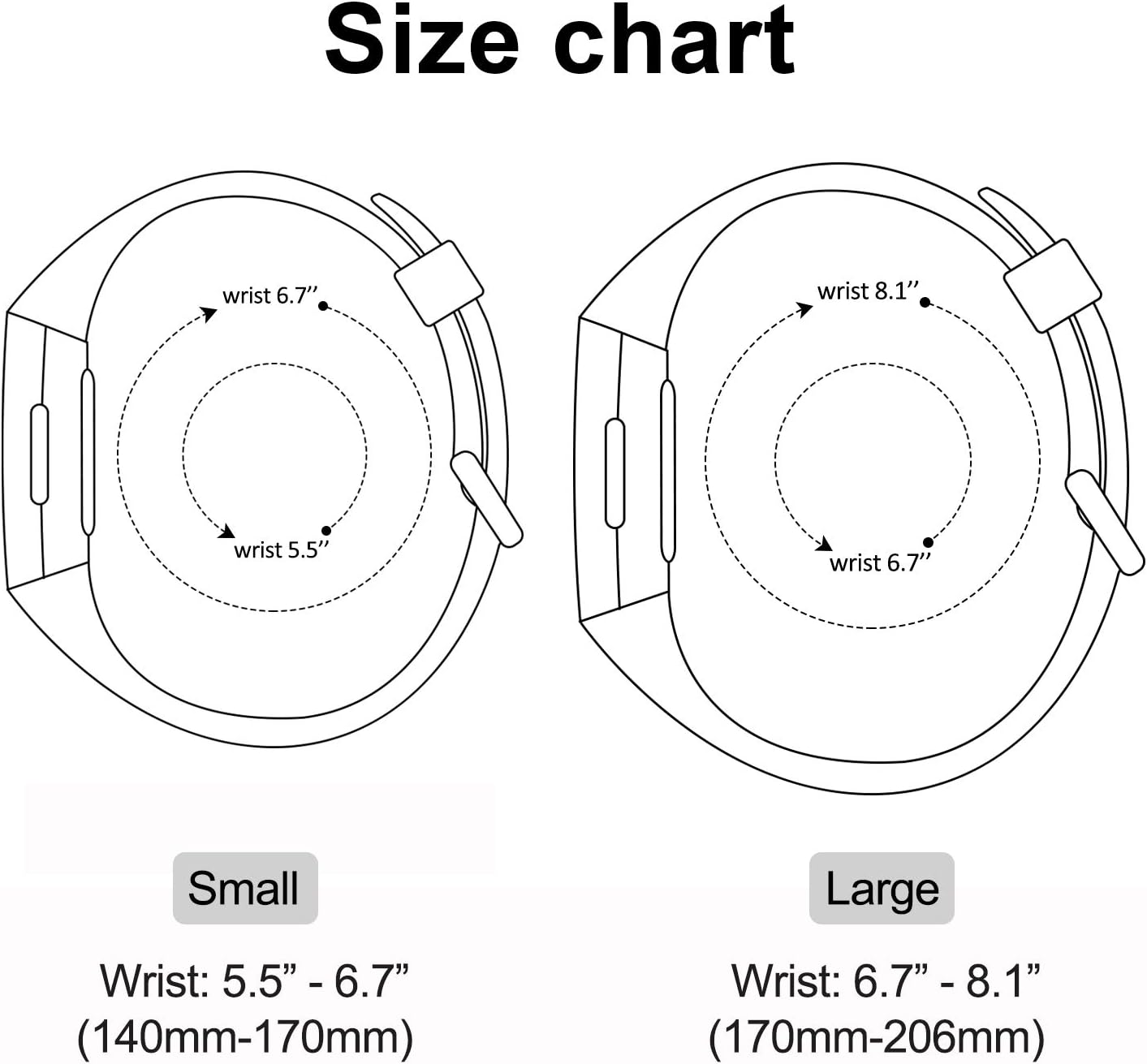 3 Pack Sport Bands Compatible with Fitbit Charge 2 Bands, Adjustable Replacement Wristbands for Women Men Small Large image number 3