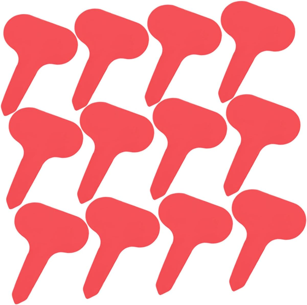 Yardwe 200Pcs Plant Label Sticks Plastic Gardening Inserted Card Plant Marker Flower Label for Garden Decoration Outdoor Use