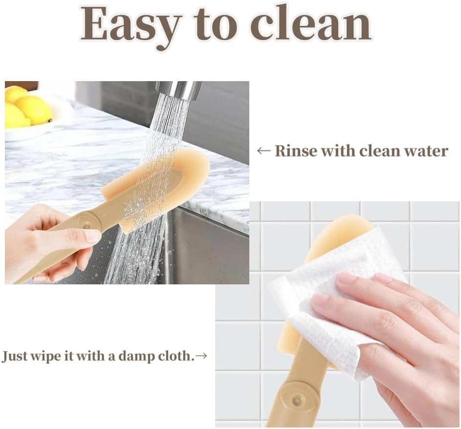 JTGYMY 8 Pcs Multitool Set Rubber Caulking Tool Kit for Ceramic Tiles, Baseboards, Kitchens, Bathrooms - ABS + Rubber - 4 Sizes Set image number 1