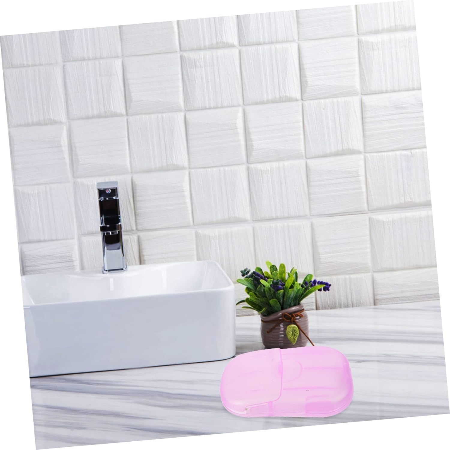 NAMOARLY Travel Soap Sheets 20 Pcs Hand Wash Soap Slices for Travel Hotel Outdoor image number 5