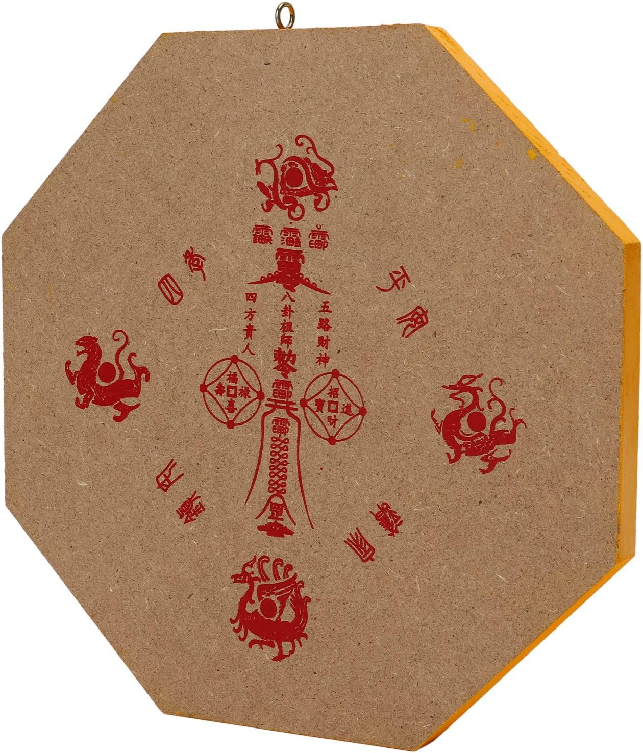 Chinese Bagua Mirror Feng Shui Mirror, Attract Positive Energy & Good Luck, Traditional Feng Shui Decoration Outdoor Convex Mirror Suitable for Door Hangings image number 4