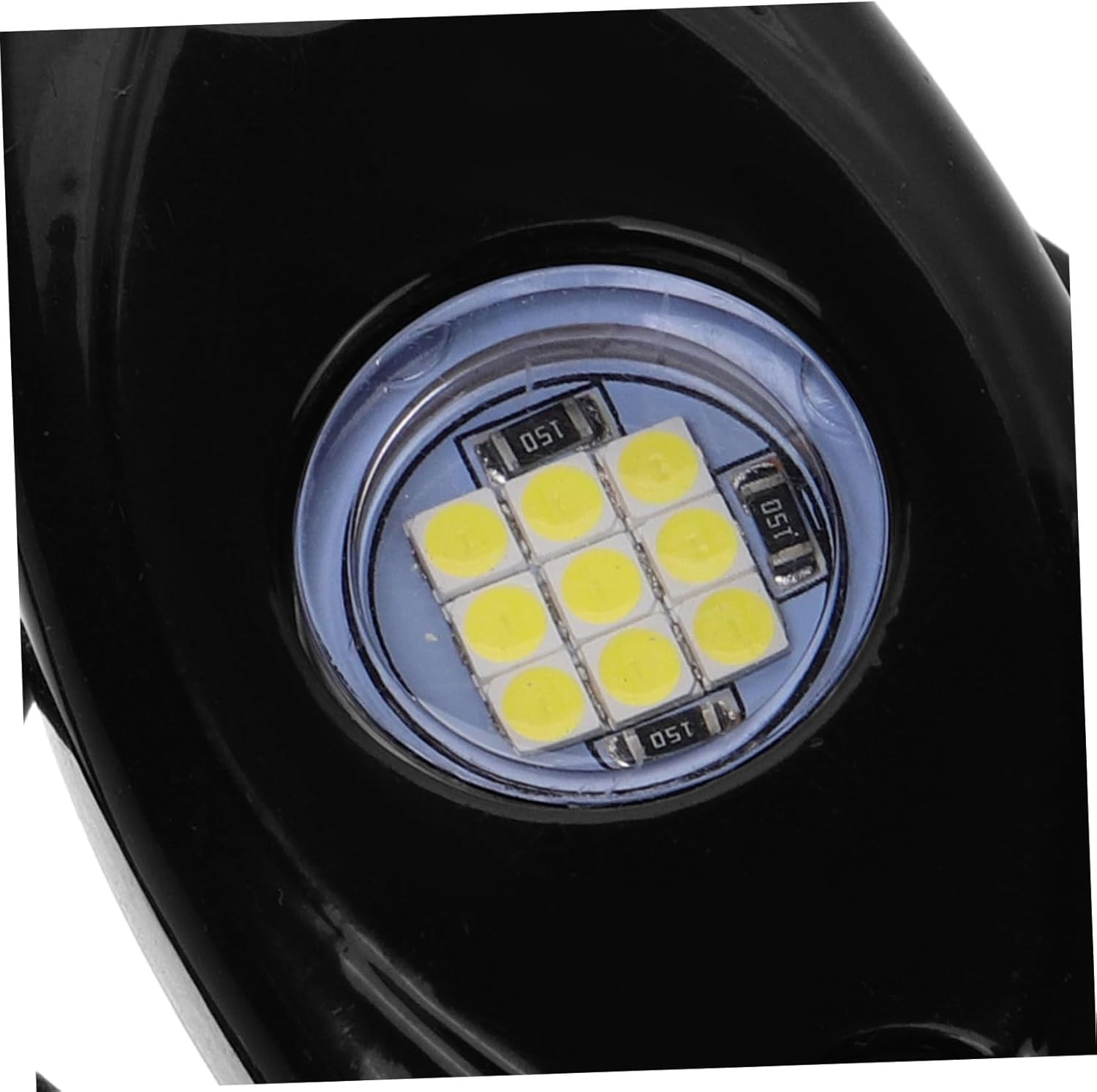 YOSADIER Led Rock Lights Kits for Trucks Suvs Atvs Off-Road Underglow Lighting Kit Aluminum Alloy Drip-Proof Led Underbody Modification Lamp